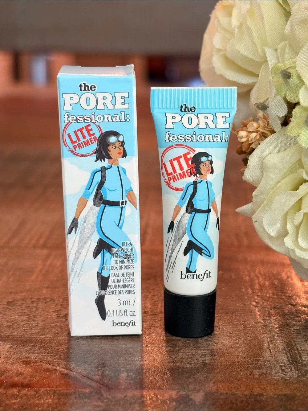NEW Benefit ROLLER LASH & FAN FEST Mascara Travel DUO + POREFessional LITE Mini!